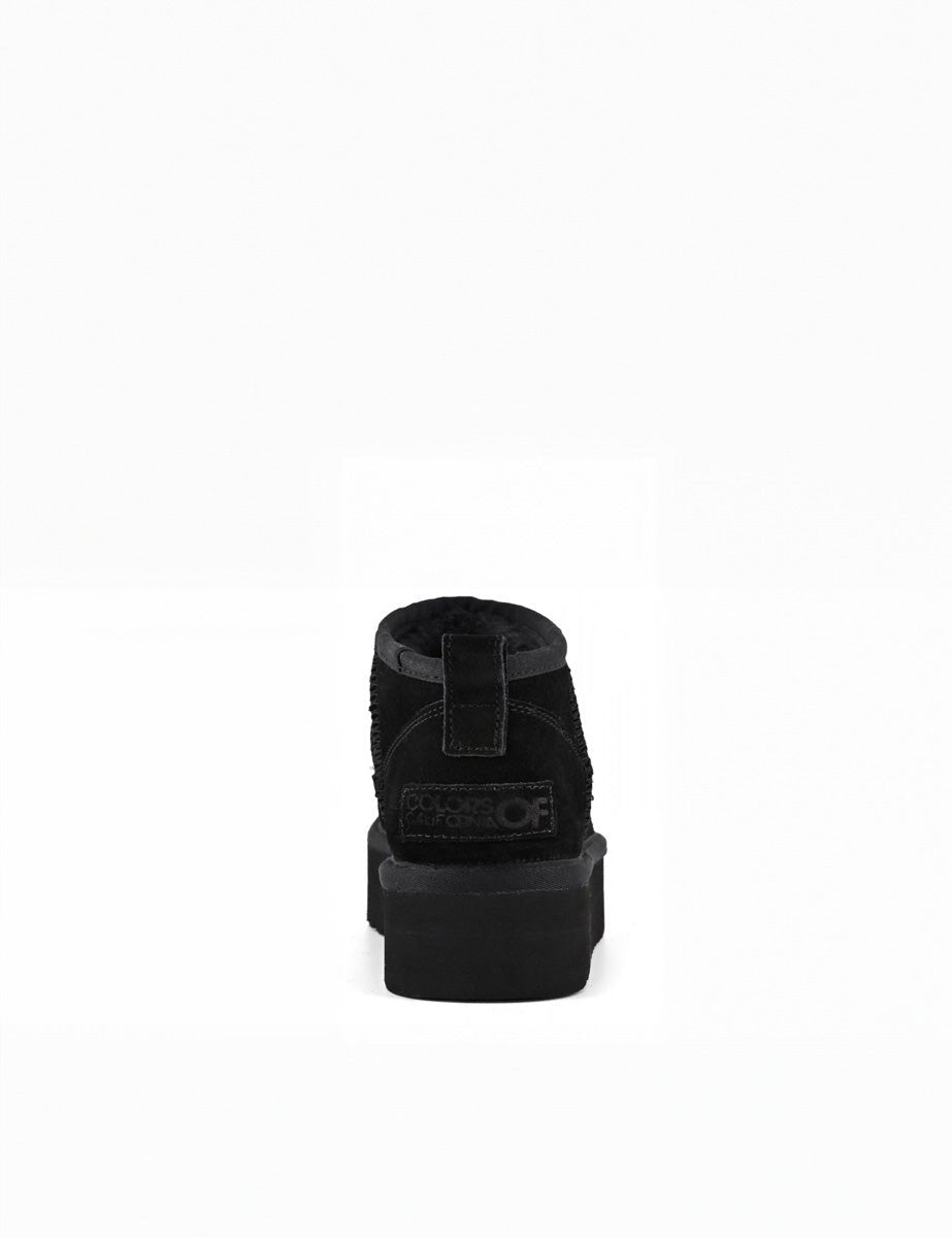 stivaletto classic platform black - colors of california - stivaletto