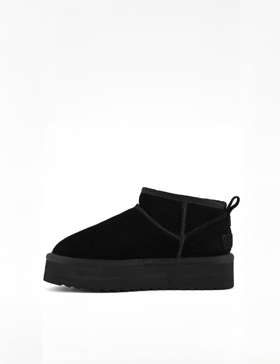stivaletto classic platform black - colors of california - stivaletto