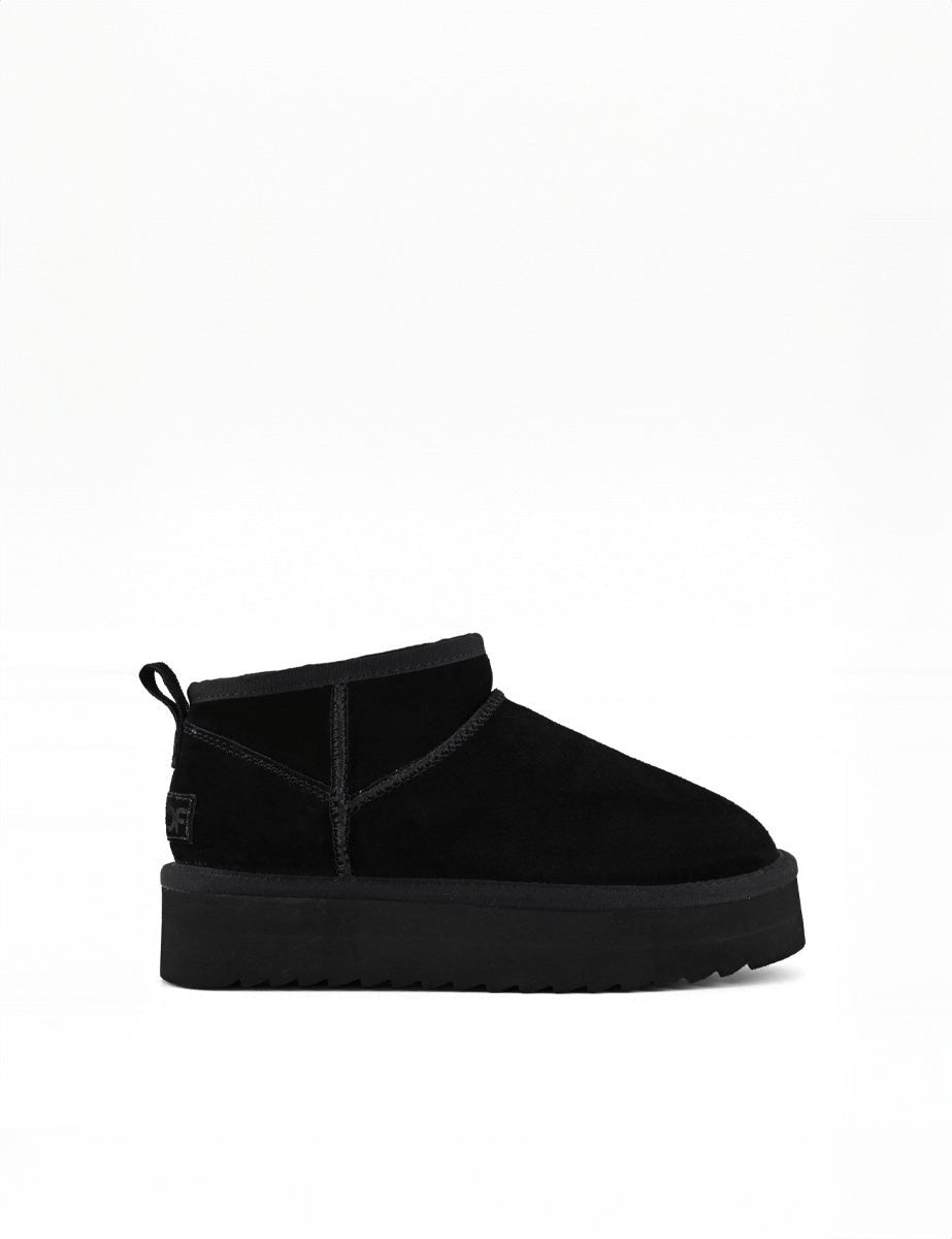 stivaletto classic platform black - colors of california - stivaletto