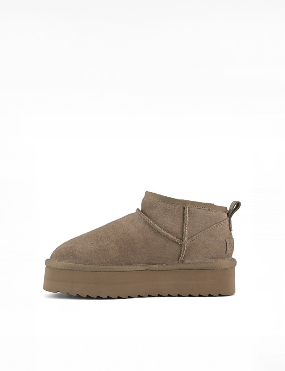 stivaletto classic platform taupe - colors of california - stivaletto