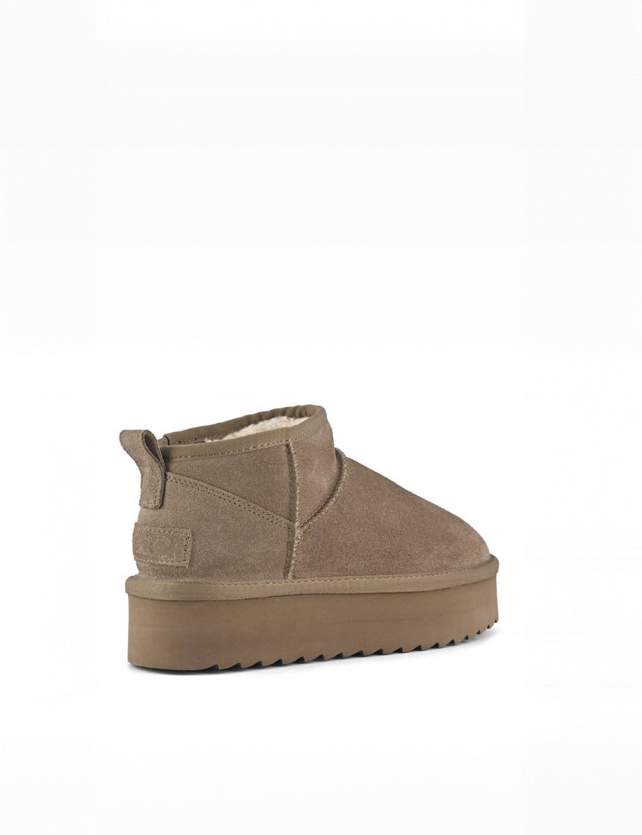 stivaletto classic platform taupe - colors of california - stivaletto