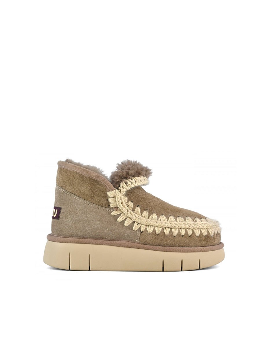 stivaletto eskimo bounce elephant grey - mou - stivaletto