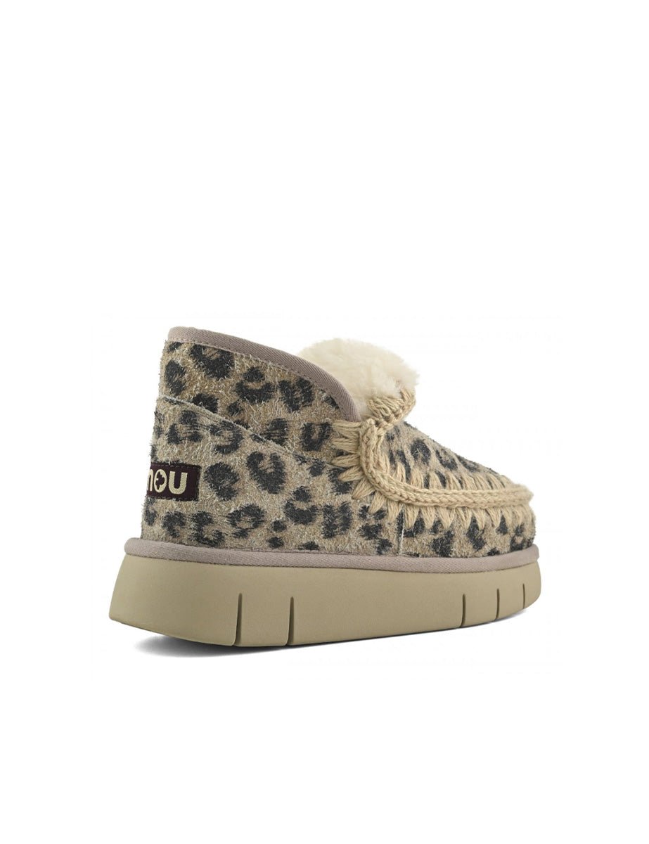 stivaletto eskimo bounce suede leopard - mou - stivaletto