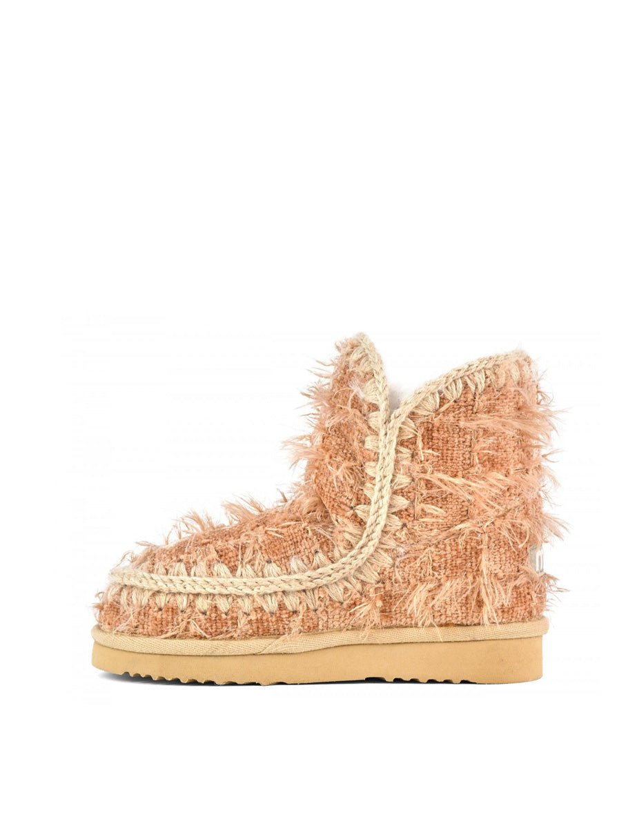 stivaletto eskimo textile wool powder - mou - stivaletto