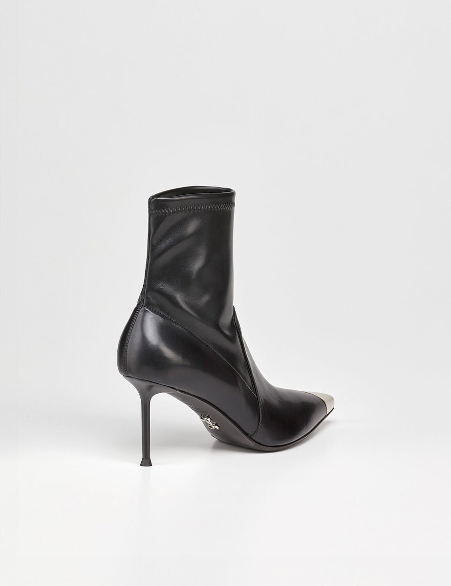 stivaletto nappa puntalino nero - Frida SRL