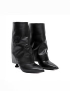 stivaletto nappa rimborso nero - Frida SRL