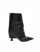 stivaletto nappa rimborso nero - Frida SRL