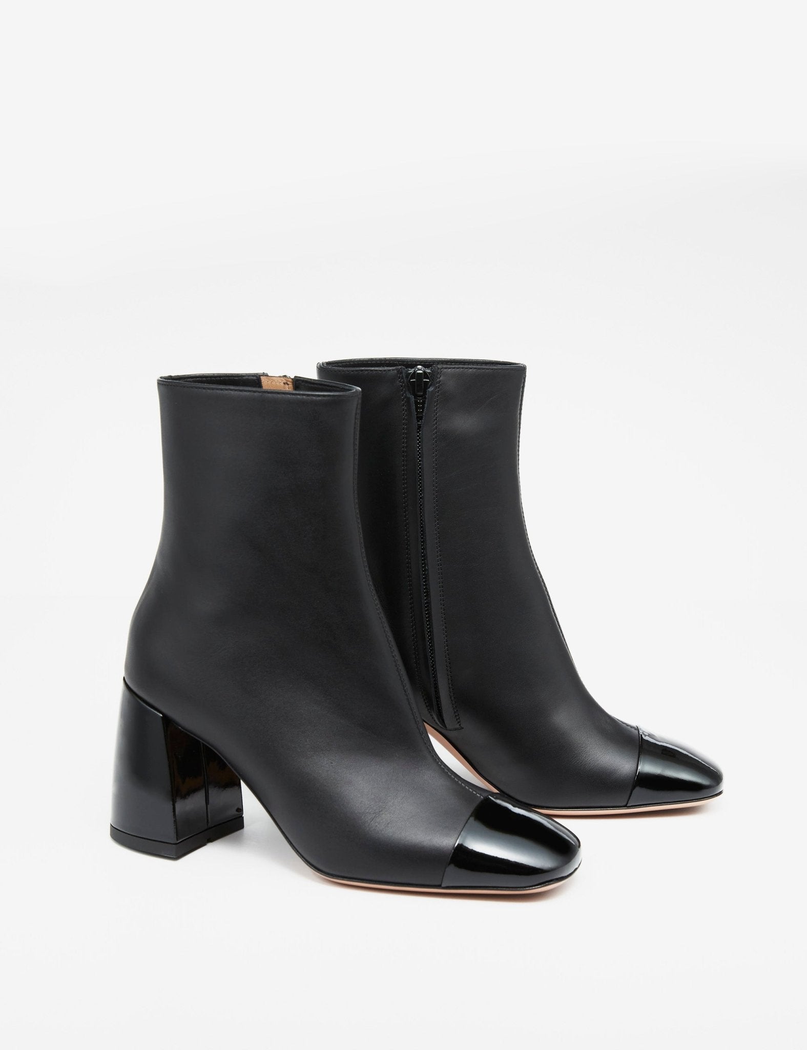 stivaletto nappa vernice nero - Frida SRL