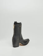 stivaletto pelle nero - Frida SRL
