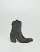 stivaletto pelle nero - Frida SRL