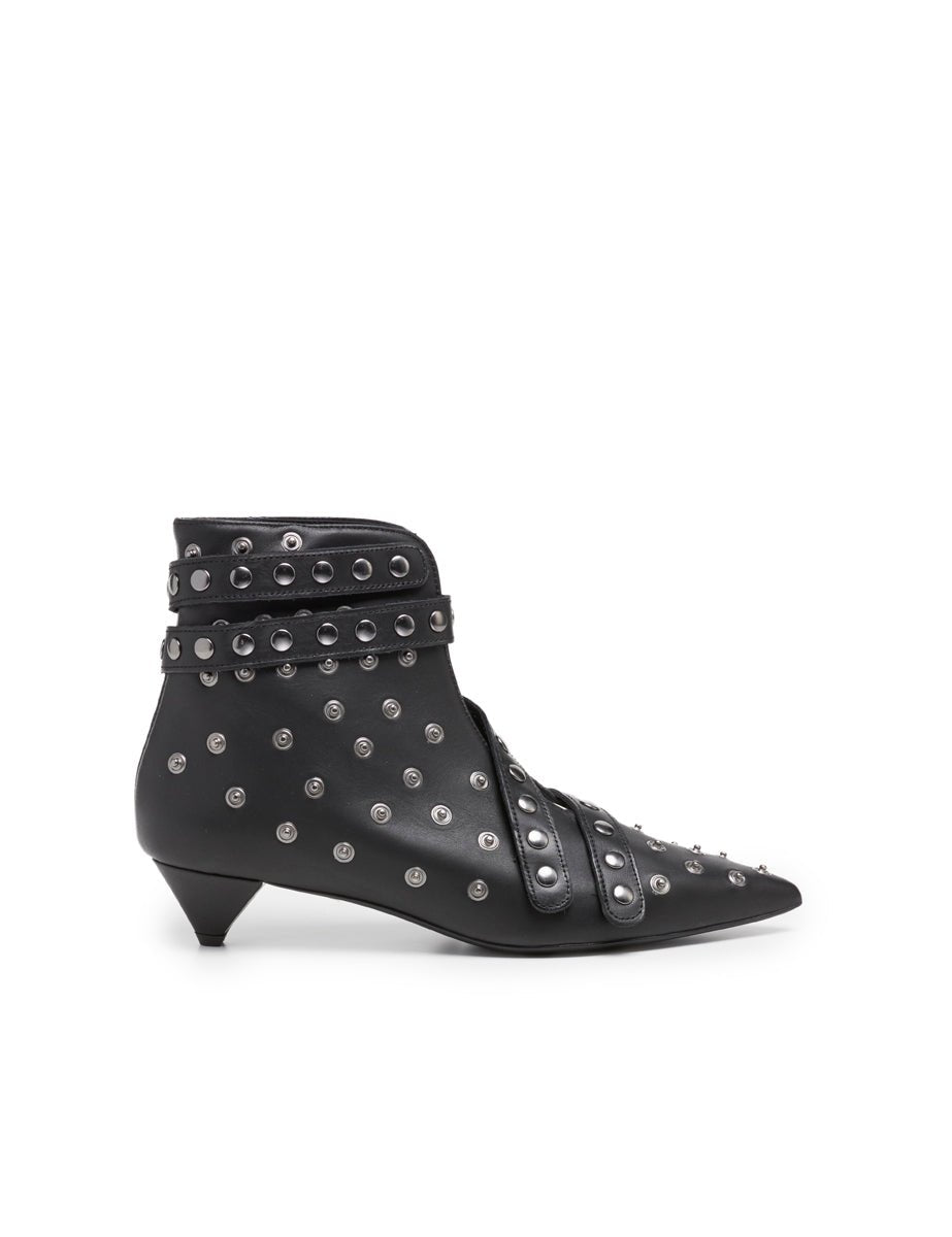 stivaletto snap nero - alchimia - stivaletto
