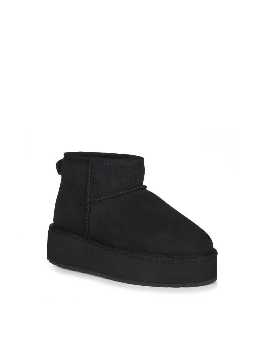 stivaletto stinger flatform nero - emu - stivaletto