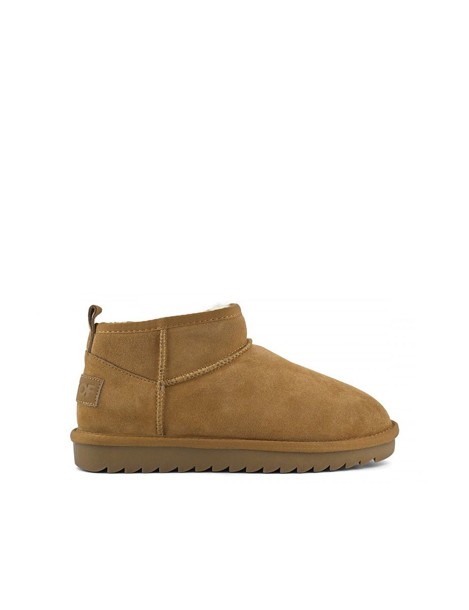 stivaletto suede montone biscotto - colors of california - stivaletto