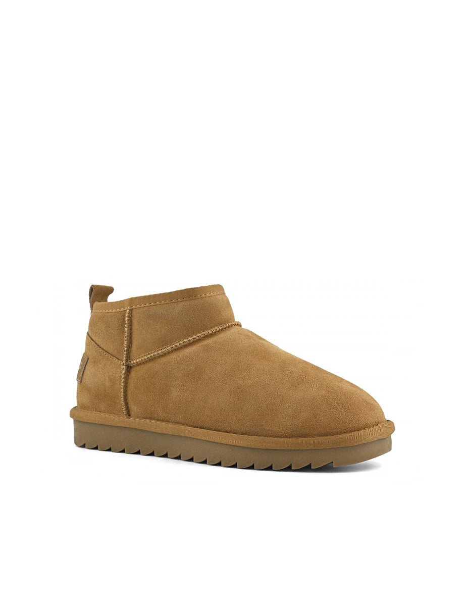 stivaletto suede montone biscotto - colors of california - stivaletto