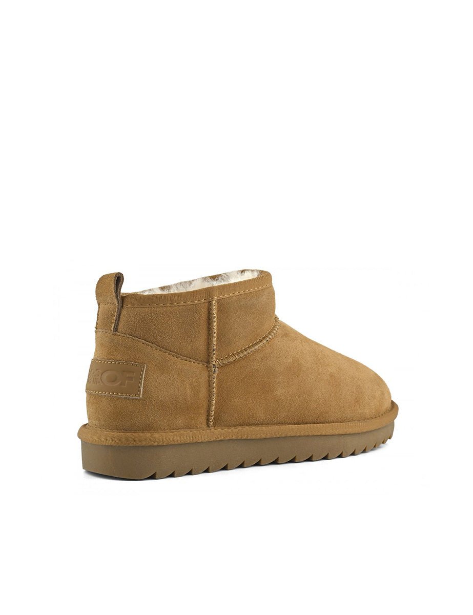stivaletto suede montone biscotto - colors of california - stivaletto