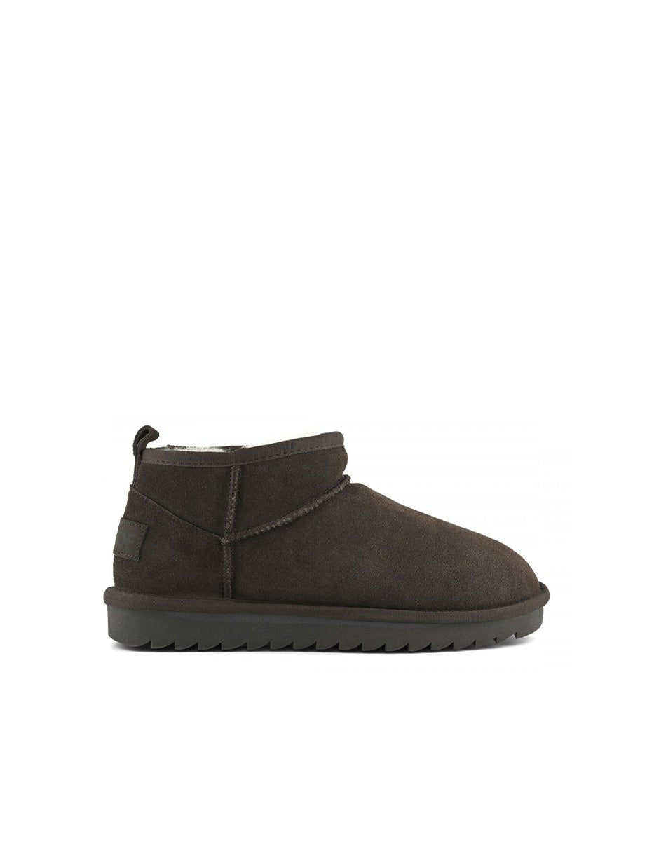 stivaletto suede montone caffè - colors of california - stivaletto