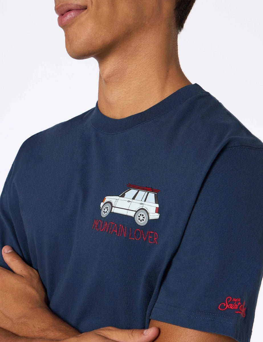 t-shirt arnott mountain lover blue navy - Frida SRL