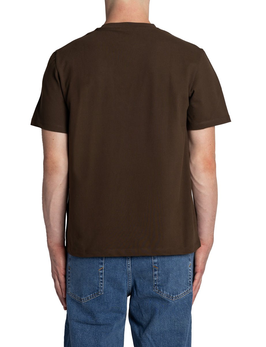 t-shirt atlas marrone - selected - t-shirt