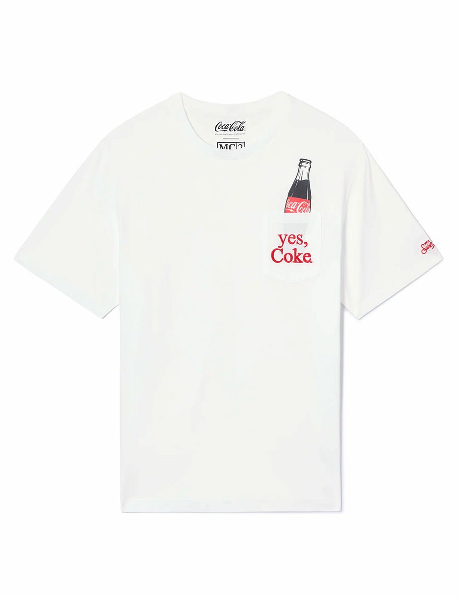 t-shirt austin taschino coke bianco - st. barth - t-shirt