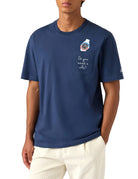 t-shirt austin taschino cola blu - st. barth - t-shirt
