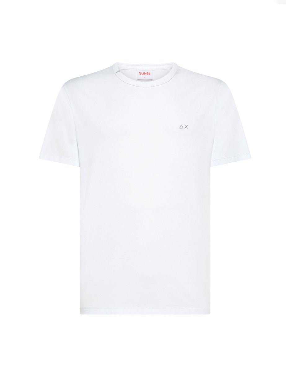 t-shirt basica bianco - sun68 - t-shirt
