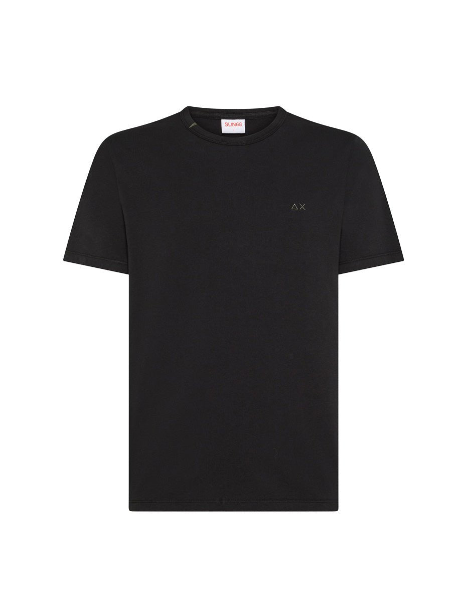 t-shirt basica nero - sun68 - t-shirt