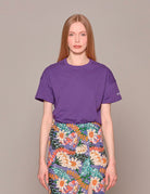 t-shirt boxy viola - superculture - t-shirt