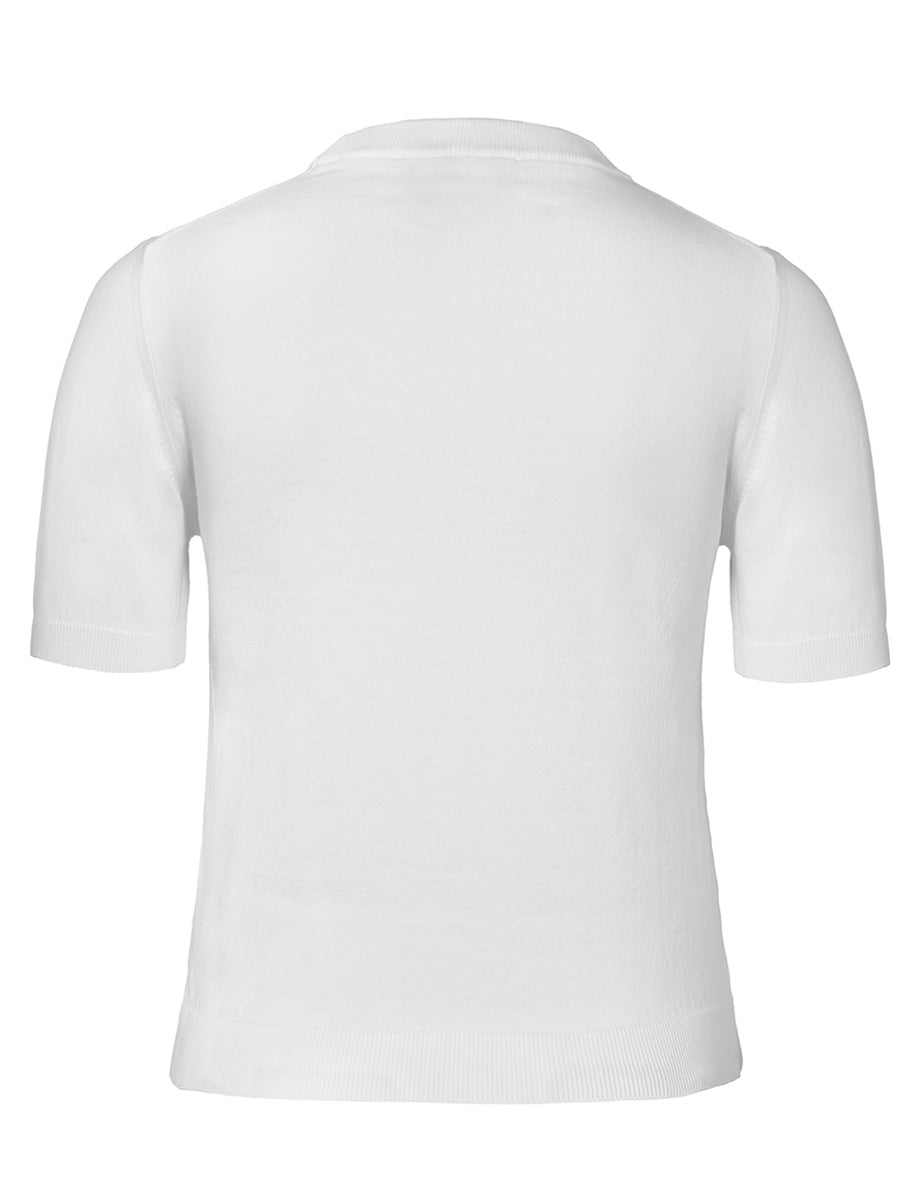t-shirt cotone bianco - alpha - t-shirt