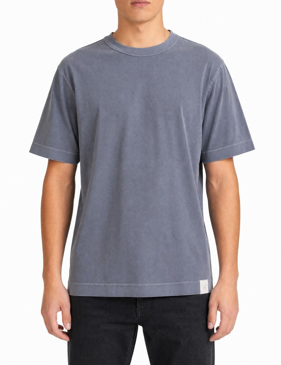 t-shirt cotone organico blu - daniele fiesoli - t-shirt