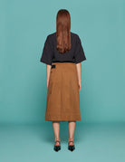 t-shirt easy t midnight navy - tibi - t-shirt