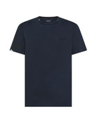 t-shirt girocollo vintage broken blu navy - sun68 - t-shirt