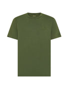 t-shirt girocollo vintage broken verde scuro - sun68 - t-shirt