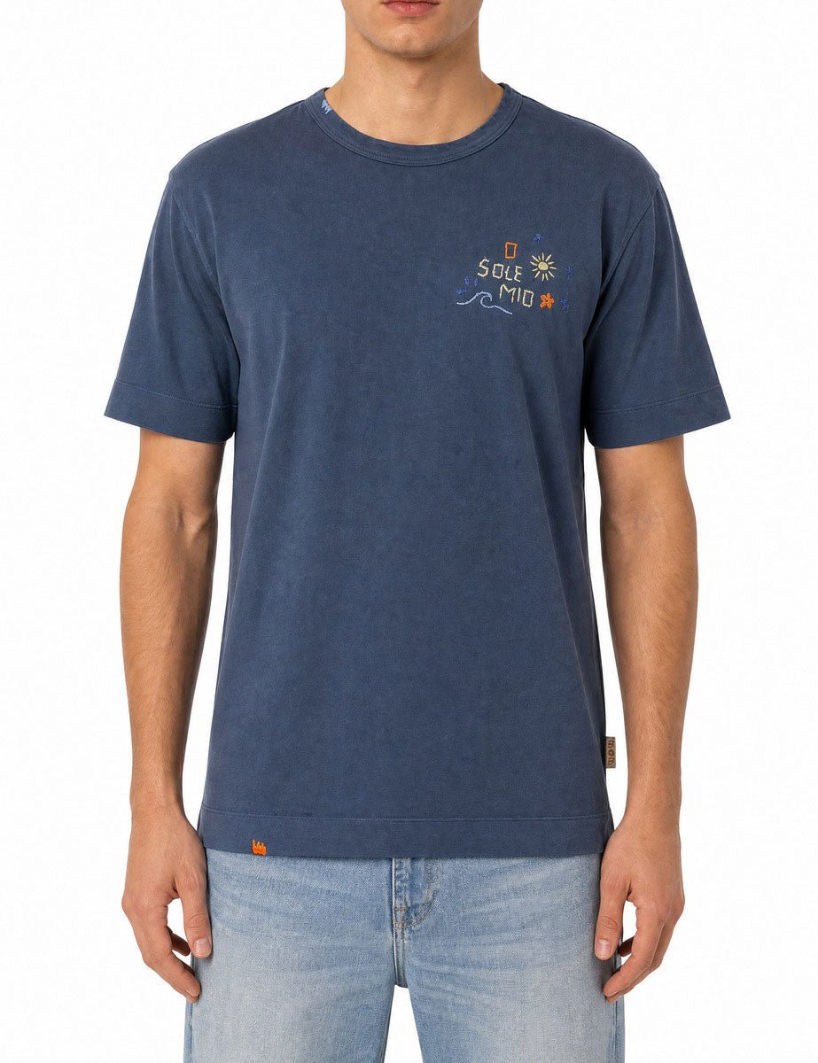 t-shirt jersey cotone inchiostro - bob - t-shirt