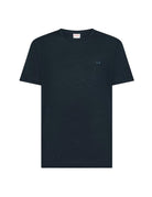 t-shirt jersey lino blu navy - sun68 - t-shirt