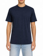 t-shirt lino blu navy - daniele fiesoli - t-shirt