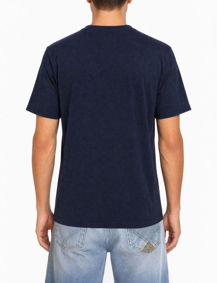 t-shirt lino blu navy - daniele fiesoli - t-shirt