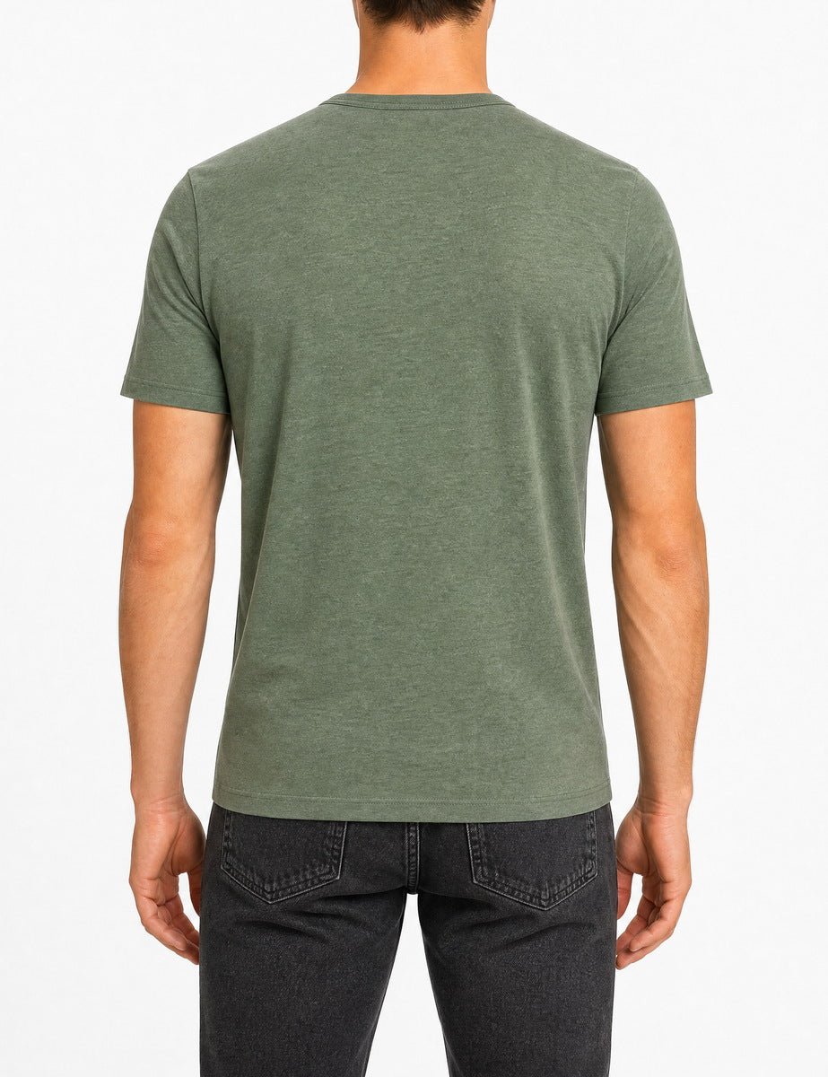 t-shirt lino oliva - daniele fiesoli - t-shirt