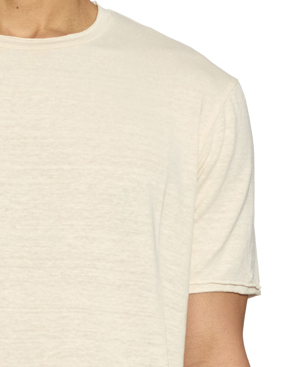 t-shirt lino rolle gardenia - daniele fiesoli - t-shirt