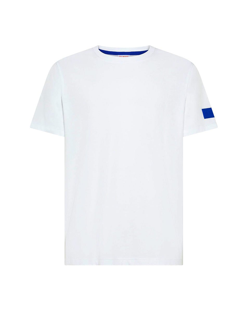 t-shirt logo manica fluo bianco - sun68 - t-shirt