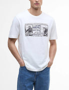 t-shirt multon whisper white - barbour - t-shirt