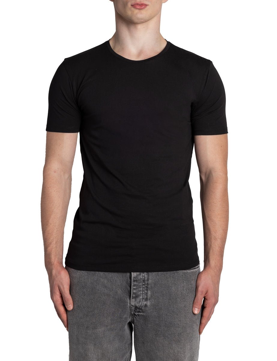 t-shirt new pima nero - selected - t-shirt