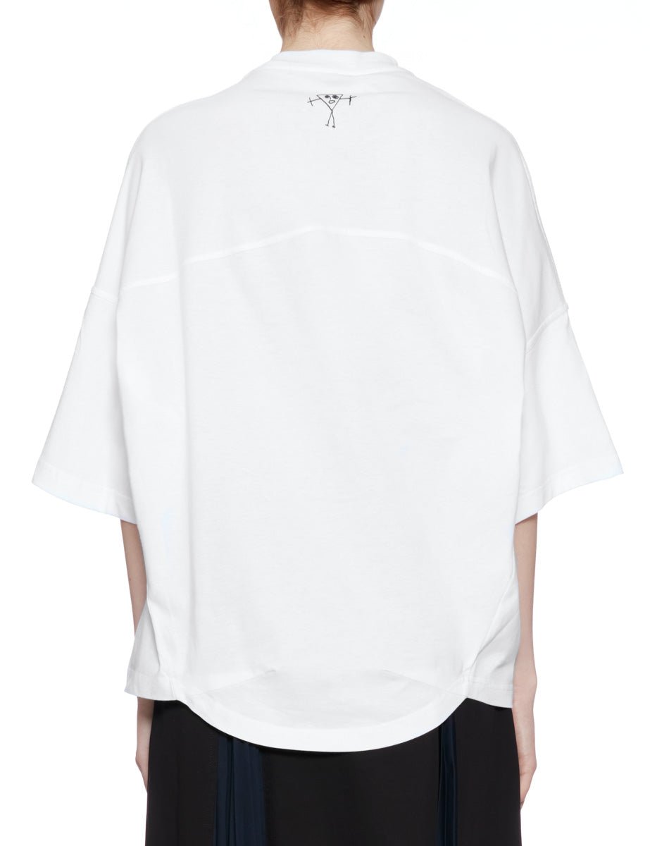 t-shirt over bianco ottico - plan c - t-shirt