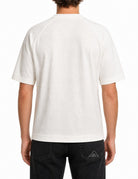 t-shirt piquet lavato bianco ottico - circolo 1901 - t-shirt