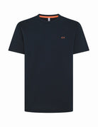 t-shirt piquet logo fluo blu navy - Frida SRL