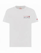 t-shirt portofino wine fine bianco - st. barth - t-shirt