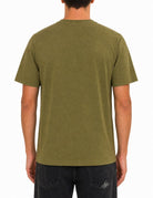 t-shirt small logo cable olive - barbour - t-shirt