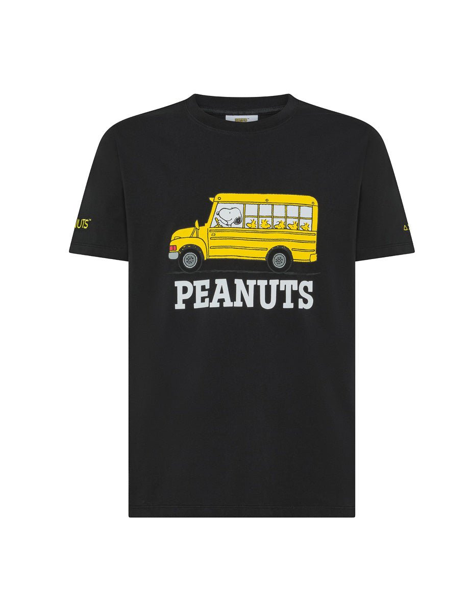 t-shirt snoopy cuccia nero - sun68 - t-shirt