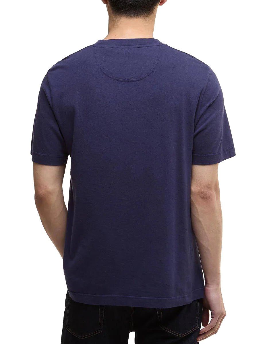 t-shirt steve mcqueen royal blue - barbour - t-shirt