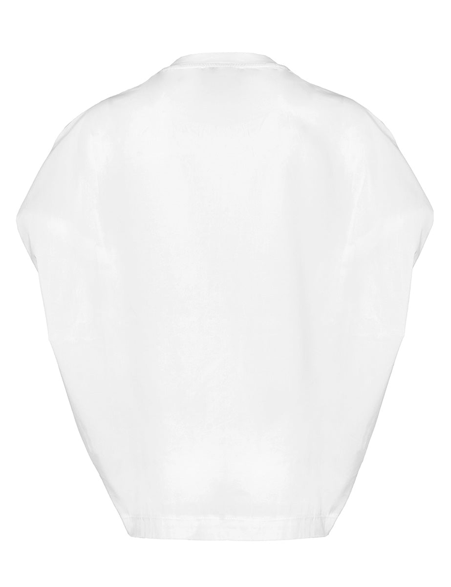 t-shirt uovo pop jersey bianco - Frida SRL