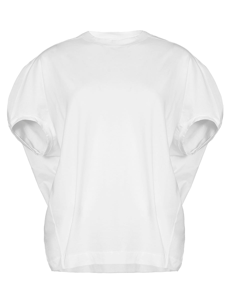 t-shirt uovo pop jersey bianco - Frida SRL